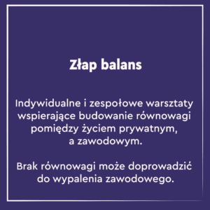 Złap balans Małgorzata Hybińska